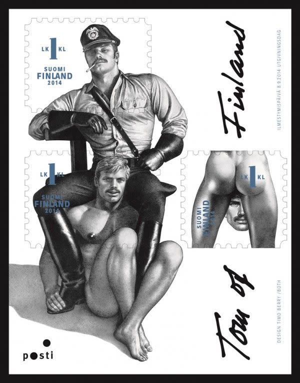 Photo credit: Itella Posti Oy / Finland. Original images (1978,1979) © Tom of Finland Foundation / USA.