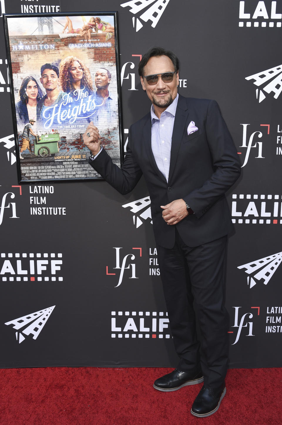 Jimmy Smits arrives at a screening of "In the Heights" during the Los Angeles Latino International Film Festival at TCL Chinese Theatre on Friday, June 4, 2021, in Los Angeles. (Photo by Richard Shotwell/Invision/AP)