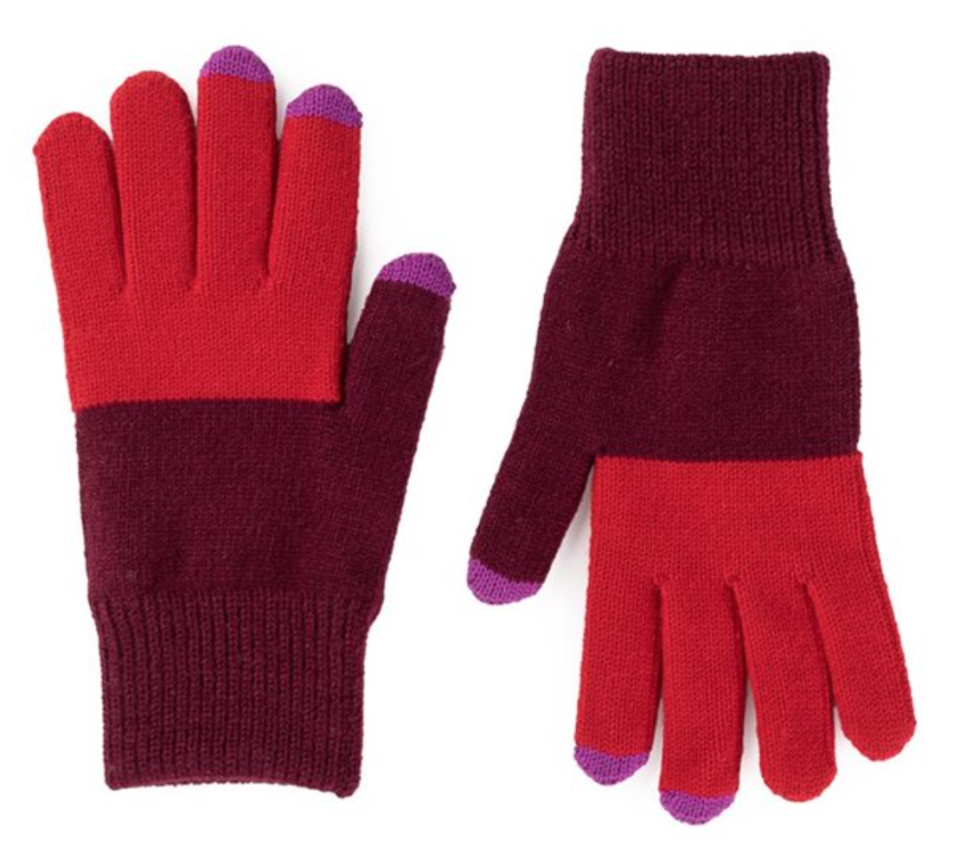 Verloop Classic Touchscreen Gloves in Wine Red