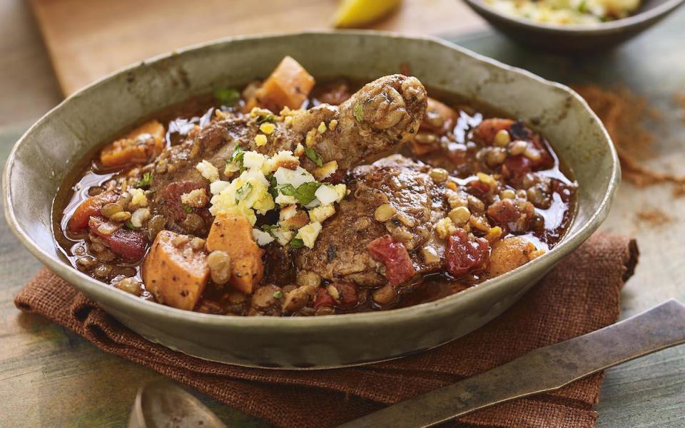 East African Chicken and Lentil Stew