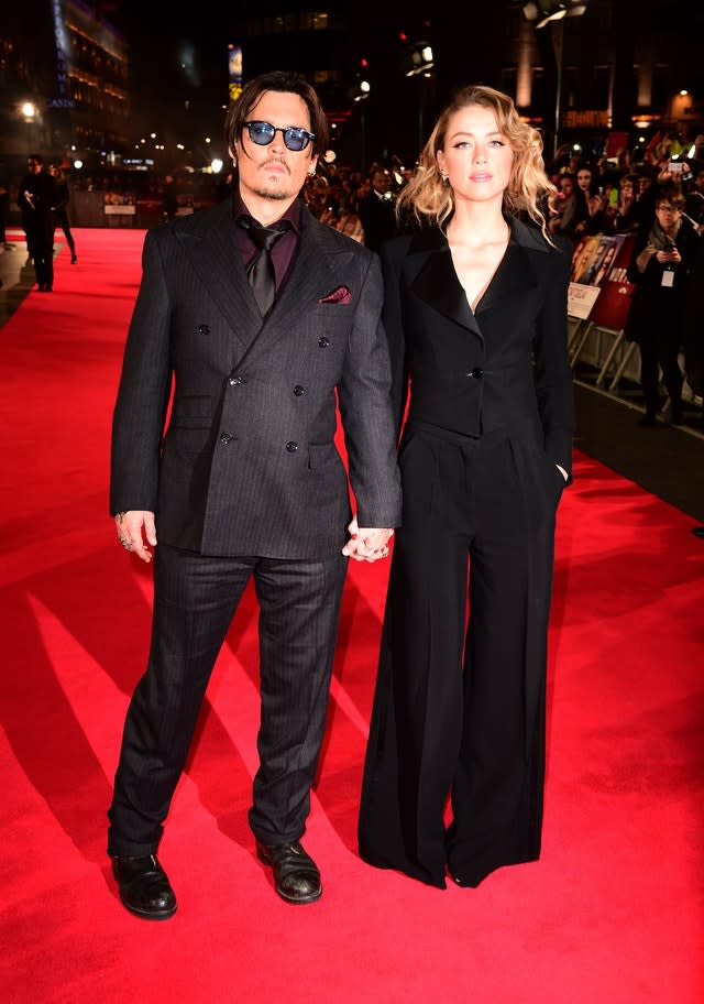 Mortdecai premiere – London