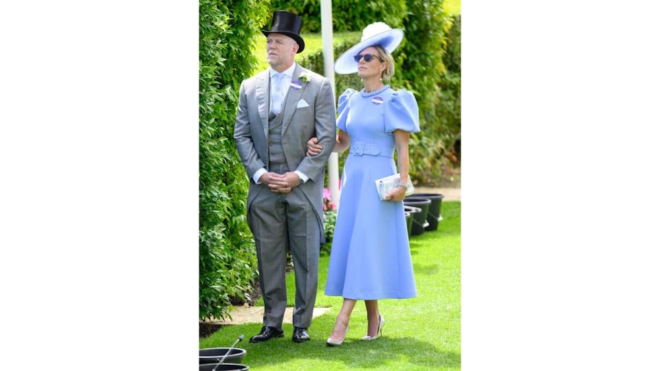 Mike and Zara Tindall on Ladies Day