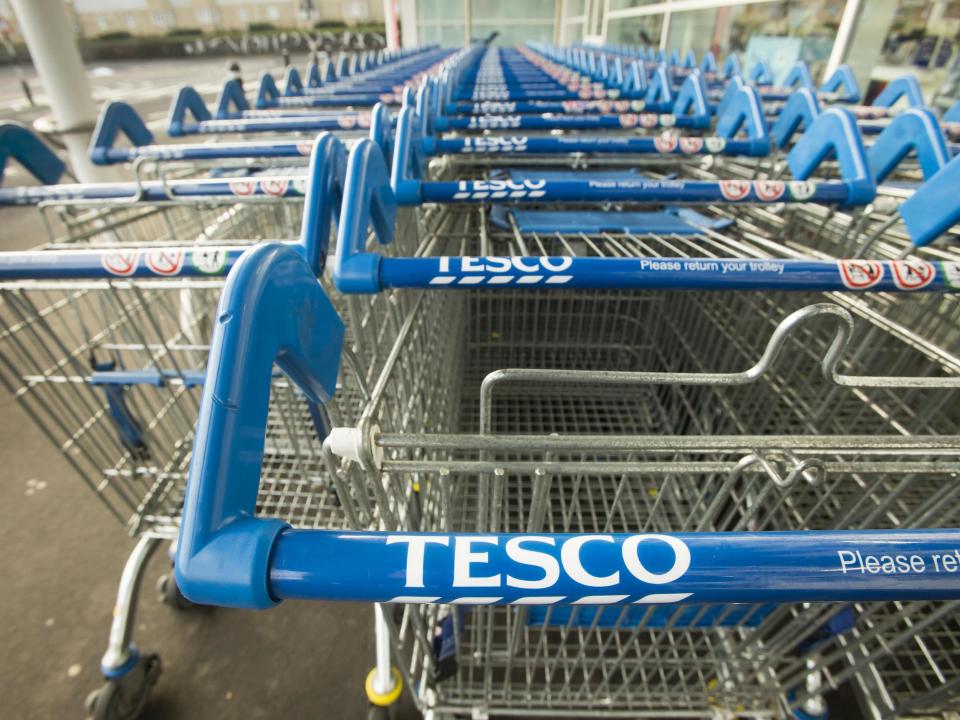 A Tesco spokesperson offered assurances that trolleys across all their shops will be upgraded by the time the new round pound ceases to be legal tender in October: PA