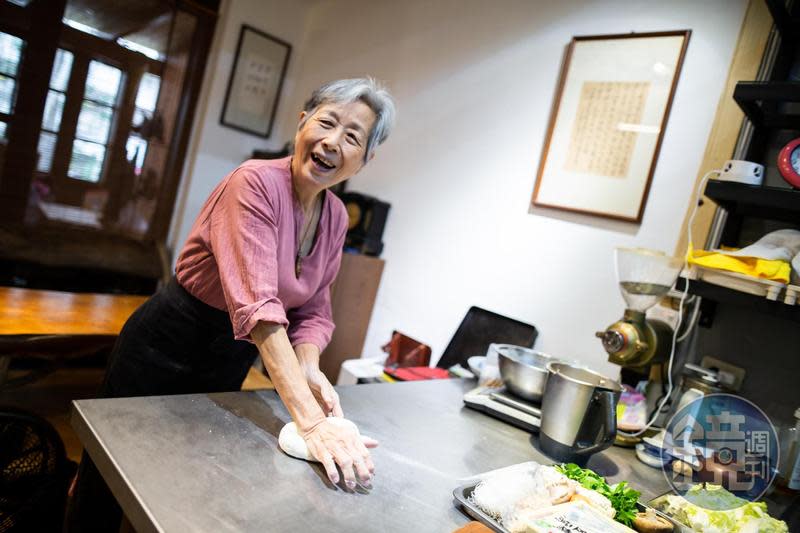 王培仁的料理並不刻意少油少鹽，她自有一套飲食哲學。