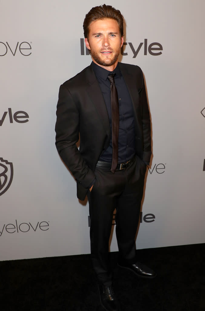 <p>Scott Eastwood attends the InStyle and Warner Bros. party. (Photo: Joe Scarnici/Getty Images for InStyle) </p>