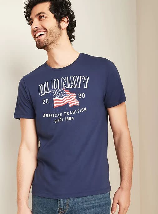 Find this 2020 tee for $5 at <a href="https://yhoo.it/3gchlB8" target="_blank" rel="noopener noreferrer">Old Navy</a>.