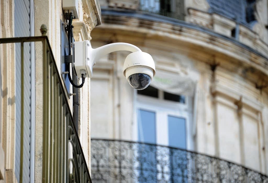 Une caméra de surveillance à Montpellier.  - Pascal GUYOT / AFP