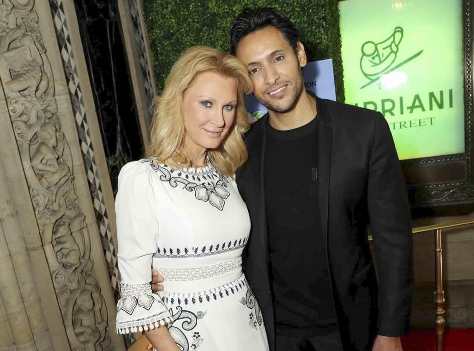 <p>Sandra Lee and her boyfriend, Ben Youcef, spend their evening at Cipriani 42nd Street, where she was accepting a Muse Award for New York Women in Film & Television on March 28.</p>