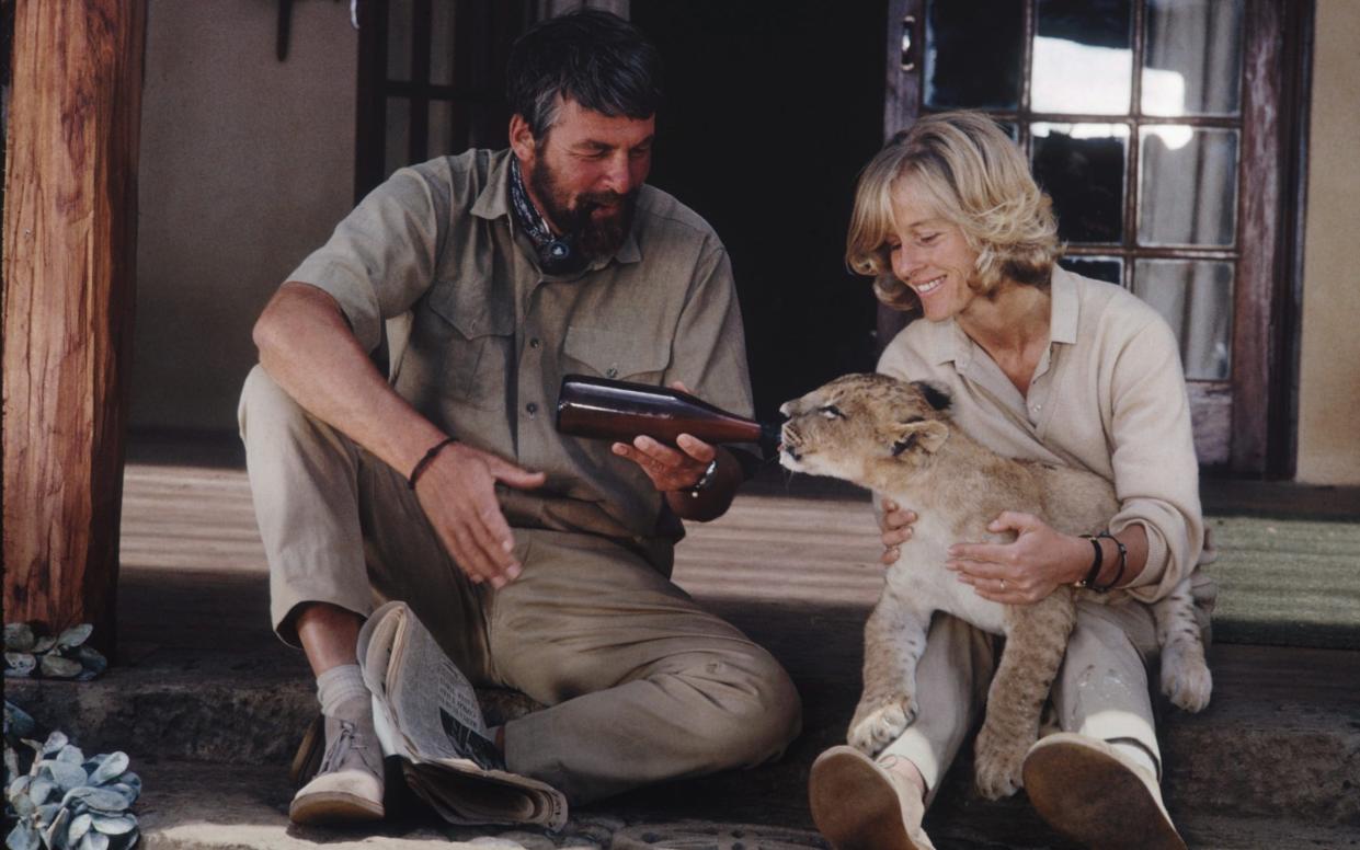 McKenna with her late husband Bill Travers in Born Free (1966) - Hutton Archive