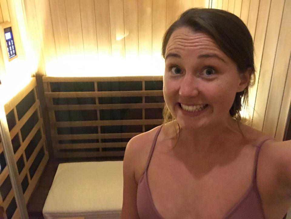 Glow Bar sauna selfie 1.JPG