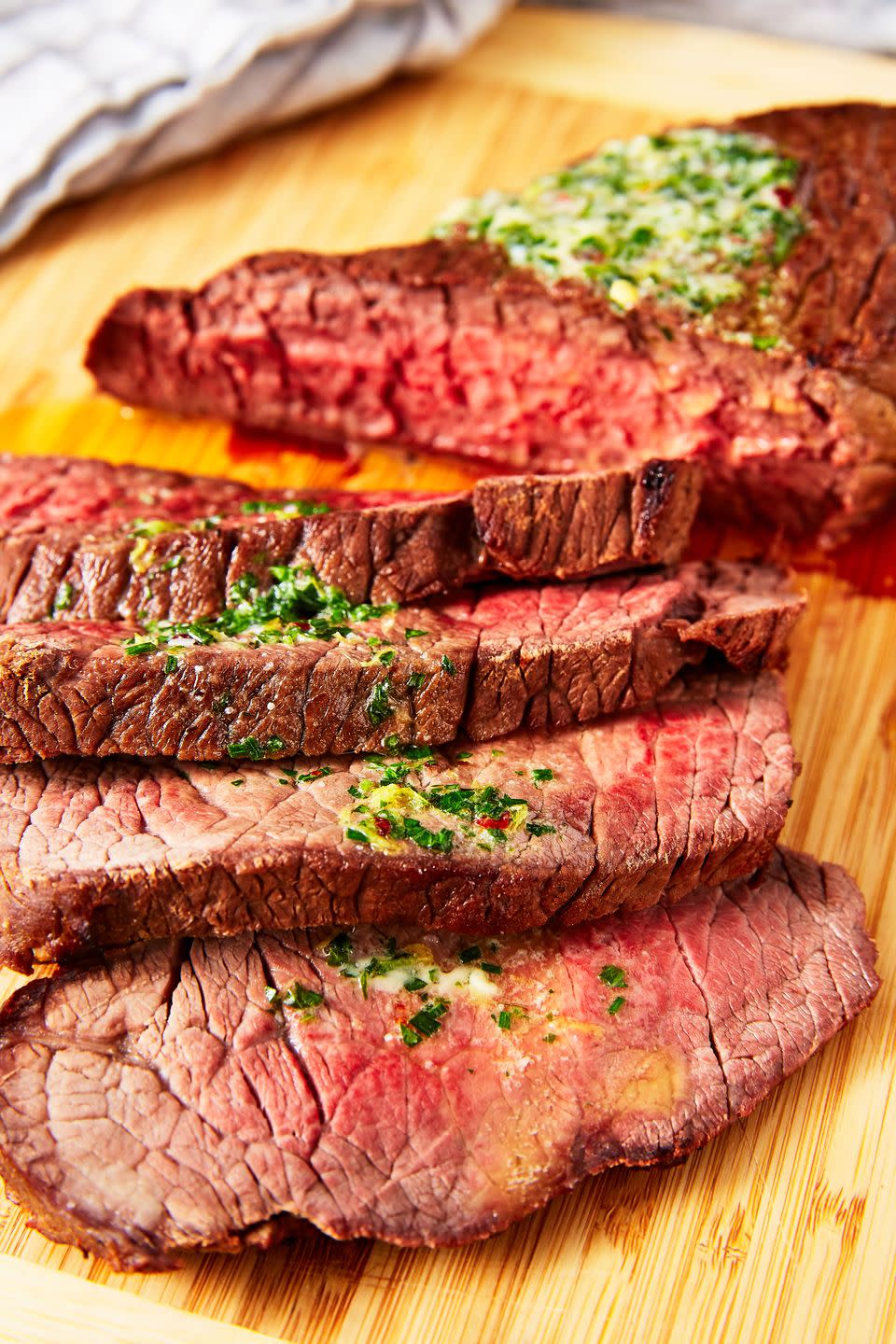 London Broil with Herb Butter