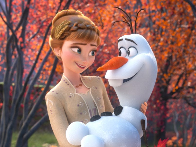 Anna Olaf Frozen 2 opening song Disney