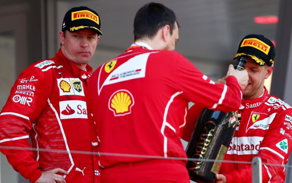 Kimi Raikkonen can't hide his anger - Getty Images Europe