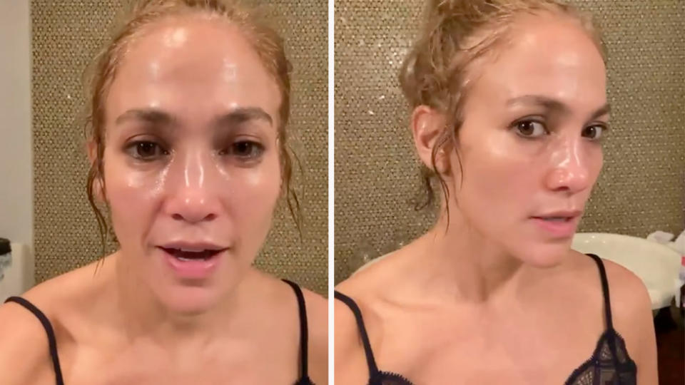 JLo has hit back at a fan claiming she uses Botox. Photo: Instagram/JLo