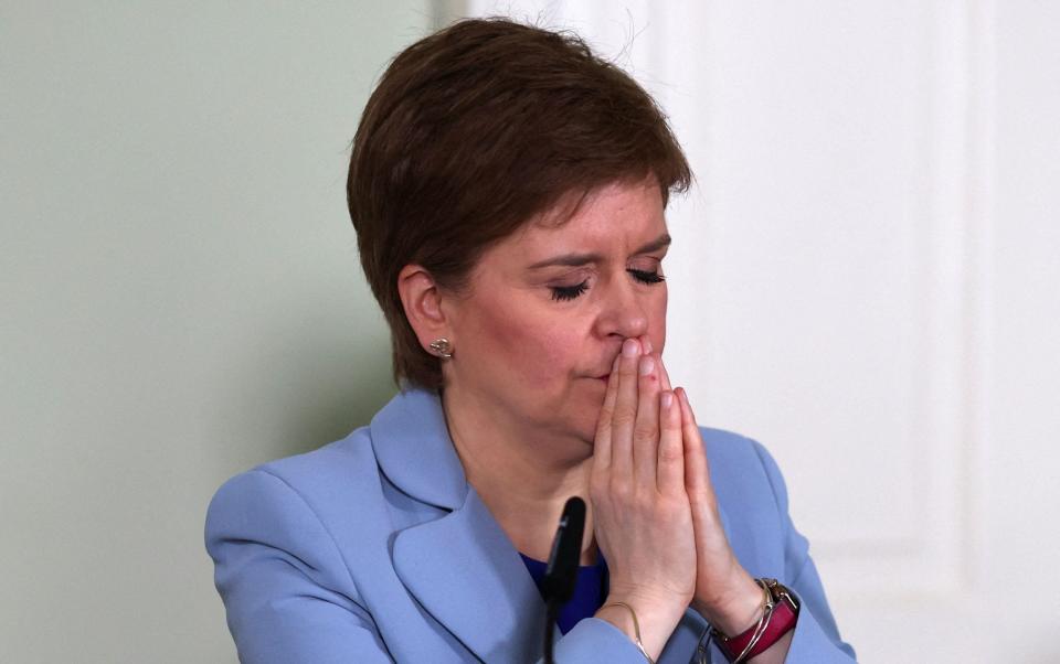 Nicola Sturgeon's party are pushing plans that would remove any checks before a person changes legal sex - GETTY IMAGES