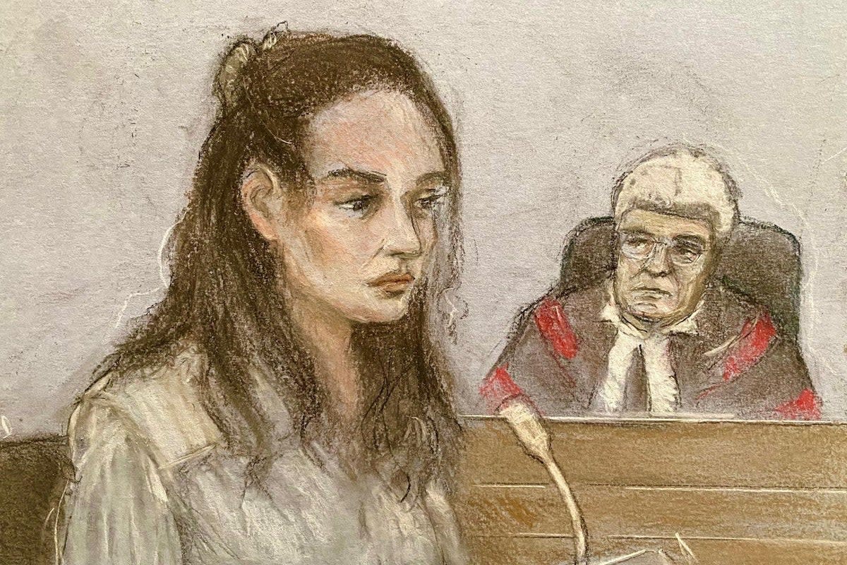 Court artist sketch of Constance Marten appearing at the Old Bailey (PA Wire)