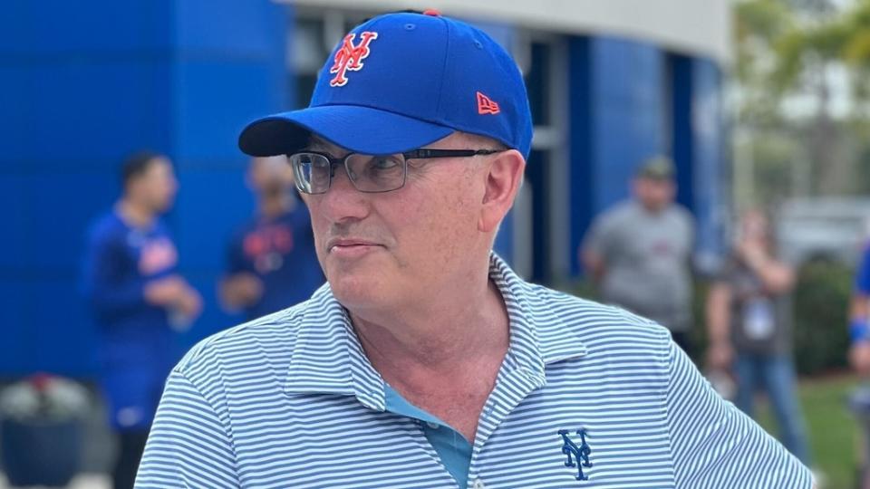 New York Mets owner Steve Cohen at spring training.