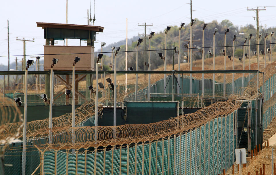 The exterior of Camp Delta is seen at the U.S. Naval Base at Guantanamo Bay. (Reuters/Bob Strong/File Photo)