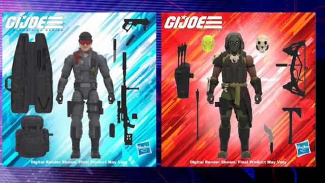 G.I. Joe Action Figure Accessories Lot Including 4 Articulated