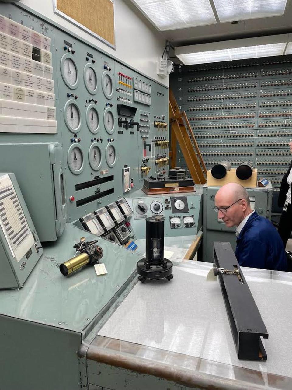 David Turk, deputy secretary of energy, visited Hanford’s B Reactor before Cleanup to Clean Energy Information Day in Richland to discuss leasing 19,000 acres of Hanford land for clean energy projects.