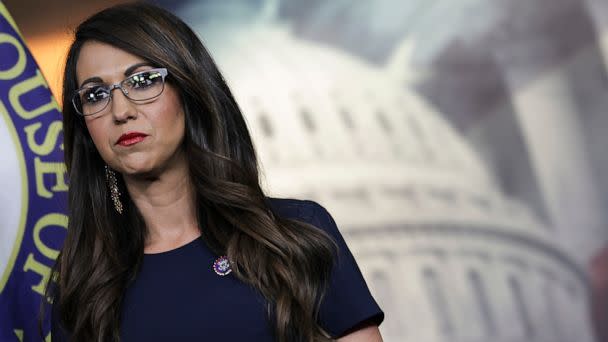 PHOTO: Rep. Lauren Boebert  attends a press conference at the U.S. Capitol, June 08, 2022. (Kevin Dietsch/Getty Images, FILE)