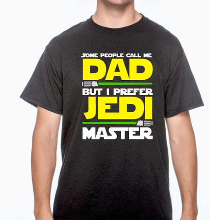 $15, KK Vinyl Designs. <a href="https://www.etsy.com/listing/517888488/some-call-me-dad-i-prefer-jedi-master" target="_blank">Buy here</a>.