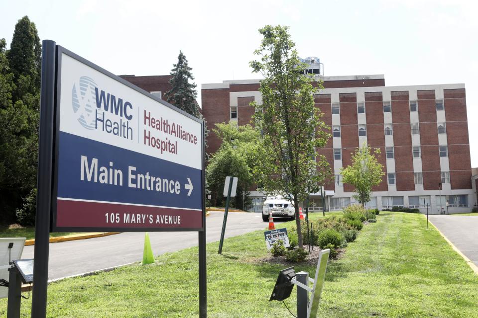 HealthAlliance Hospital Mary's Avenue campus in Kingston on July 28, 2021.