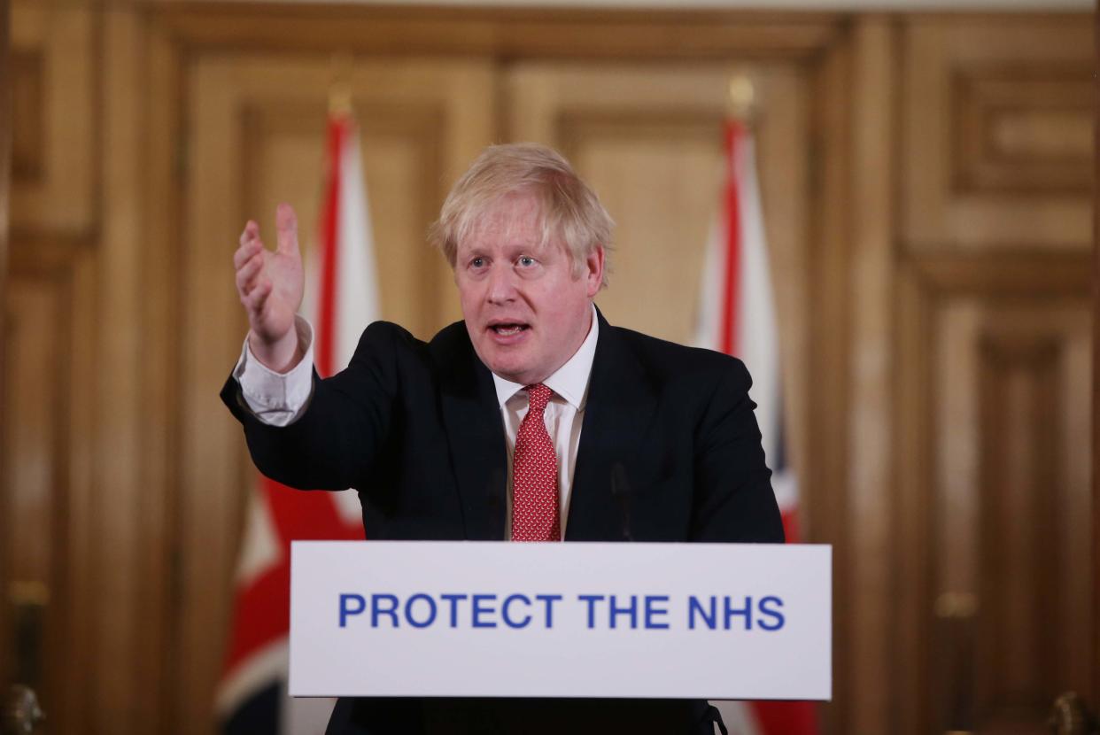 Boris Johnson has repeatedly praised 'amazing NHS staff' during the coronavirus crisis. (Ian Vogler-WPA Pool/Getty Images)