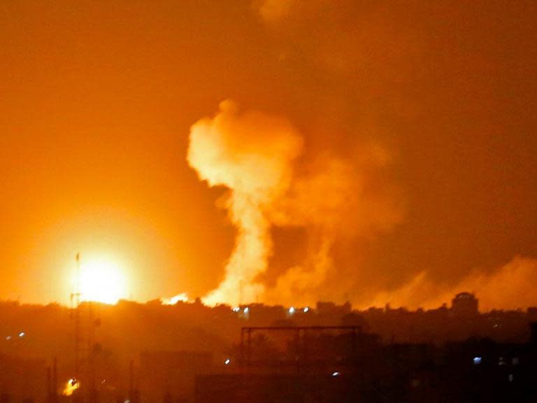 Gaza conflict: Israeli military carries out dozens of airstrikes after soldier killed by Palestinian militants