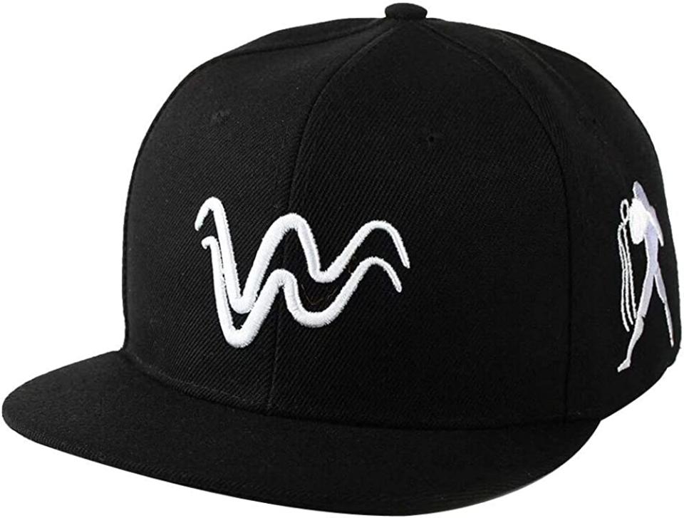 Kangqifen Men Women Baseball Caps Constellation Zodiac 12 Snapback Hats(Aquarius) at Amazon Men's Clothing store