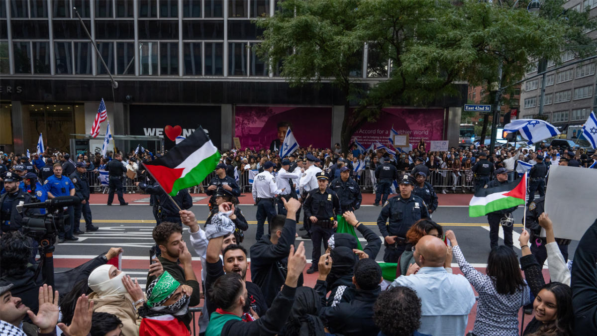 Huge pro-Palestine protest shuts down New York's Grand Central station