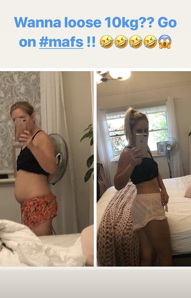 MAFS star Lauren shared her insane weight loss after appearing on the show. Source: Instagram/Lauren Huntriss