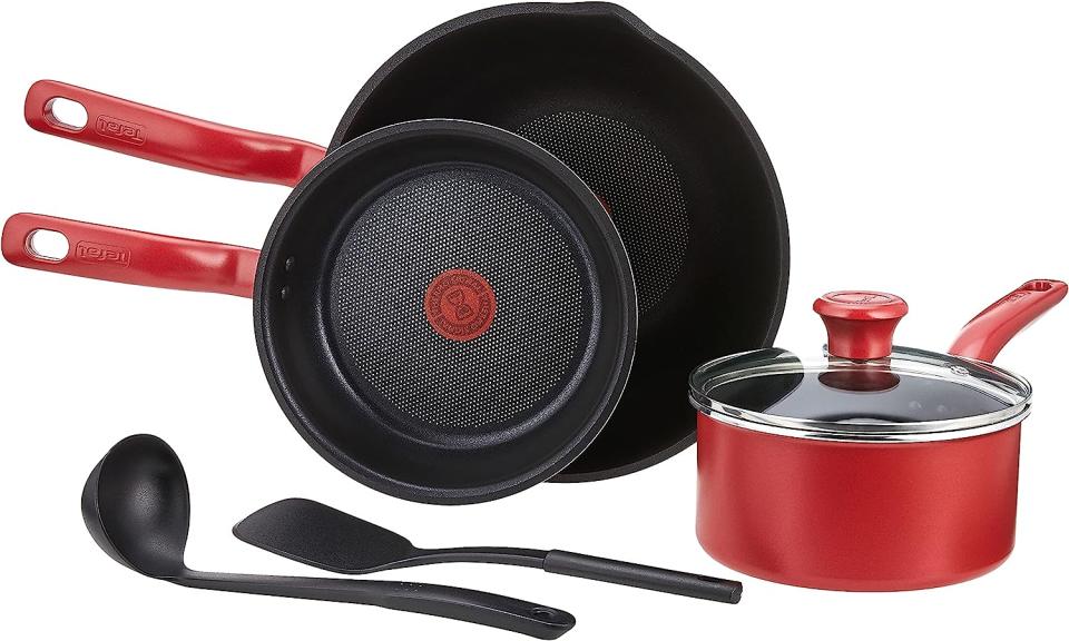 Tefal So Chef 6pcs Set G135S6,Black/Red (Photo: Amazon)