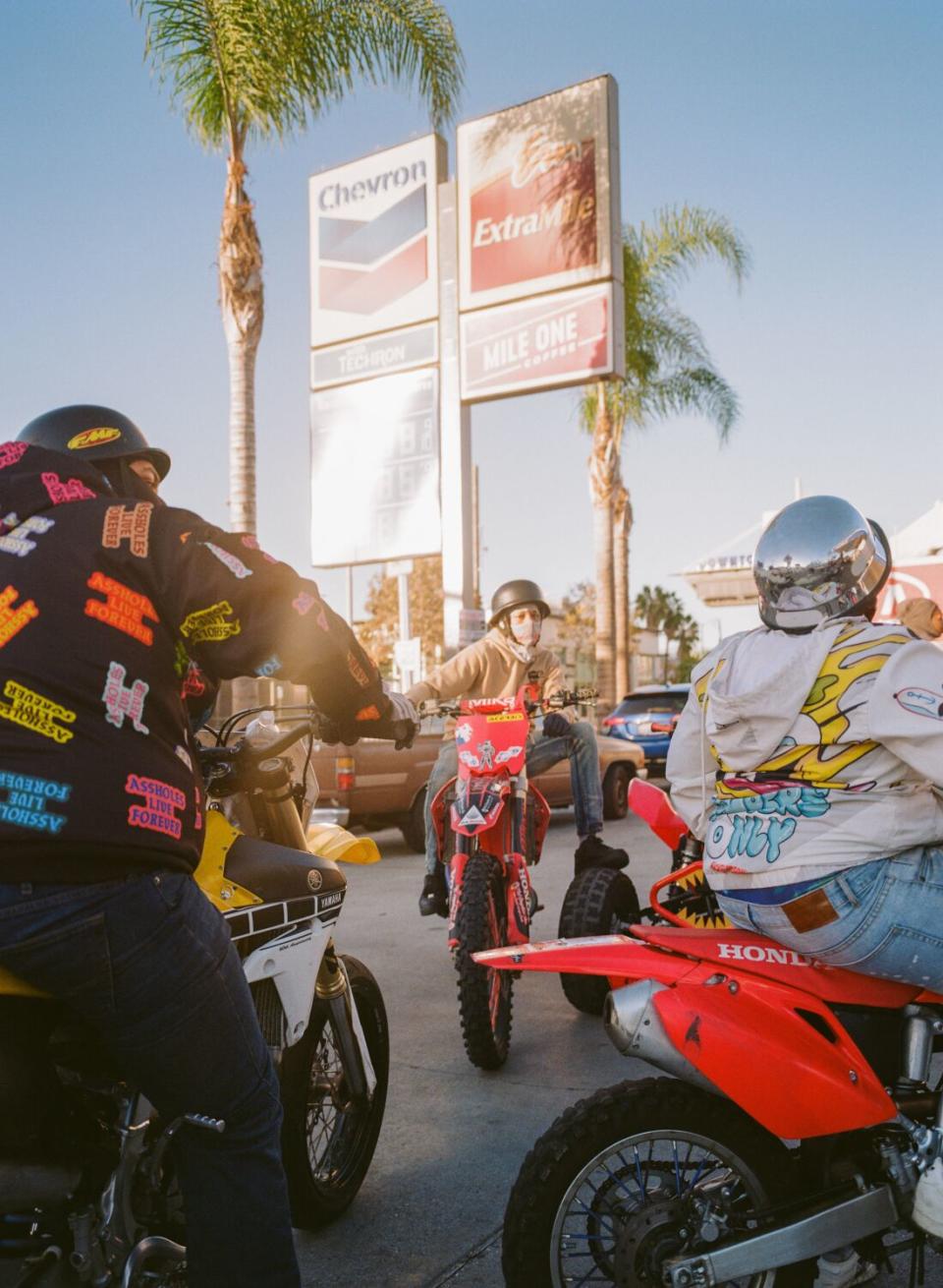 "Riding a dirt bike in the street, in the city, it's almost like a show," says Jay 305.