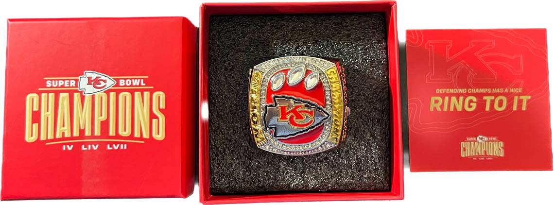 Here is a closer look at the gift given to Chiefs’ season-ticket members.