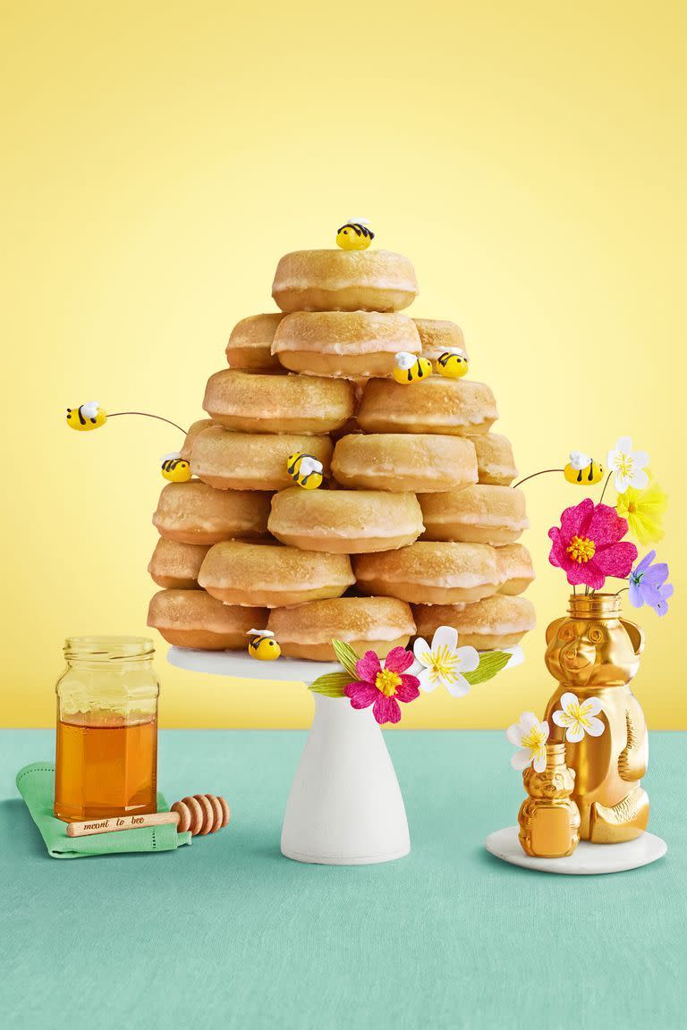 Glazed Honey Doughnut Beehive