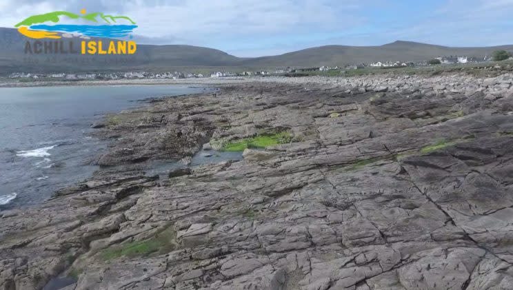 An entire beach that was washed away 33 years ago has reappeared - virtually overnight - thanks to a freak tide.