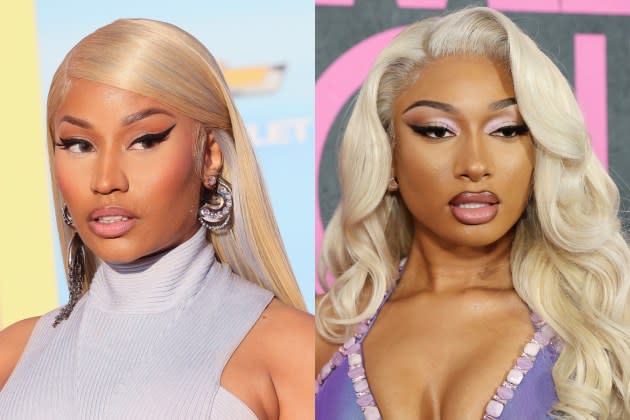 Nicki Minaj; Megan Thee Stallion - Credit: Rodin Eckenroth/WireImage; Arturo Holmes/Getty Images