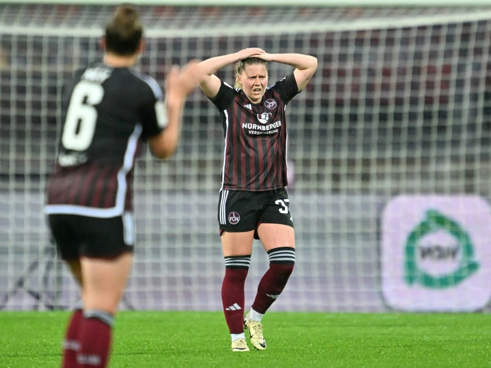 Große Enttäuschung im Nürnberger Lager (IMAGO/Sportfoto Zink / Wolfgang Zink)