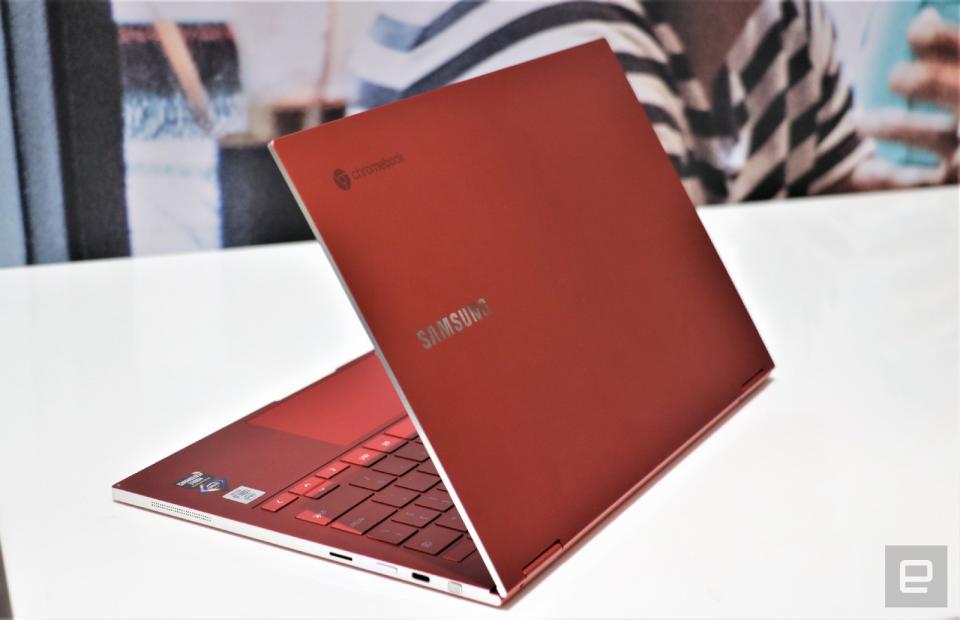 Samsung Galaxy Chromebook hands-on at CES 2020