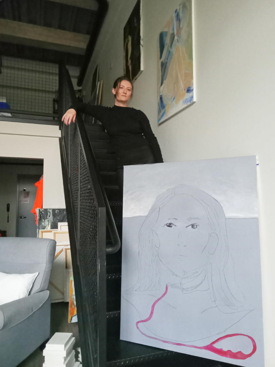 Since recovering from thyroid cancer, Nina Berlingeri feels strong and has been able to enjoy life and engage in artistic pursuits. (Courtesy Nina Berlingeri)