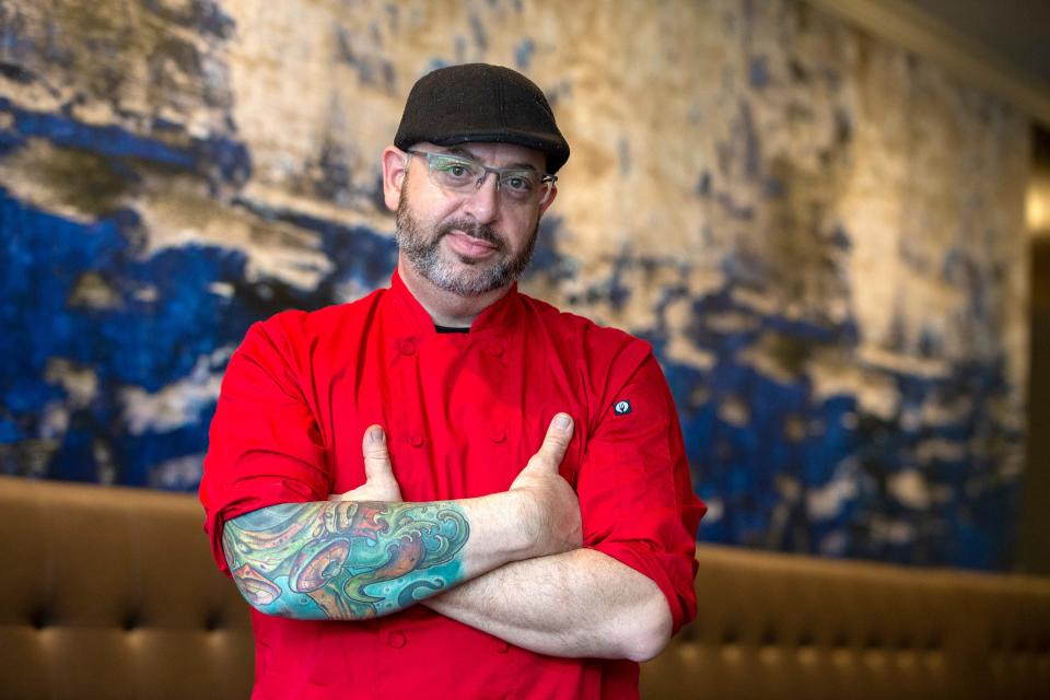 Lou Smith, chef and owner of Blend on Main and The Peach Pit Cafe in Manasquan, feeds people in need through his nonprofit group, Chef Lou's Army.