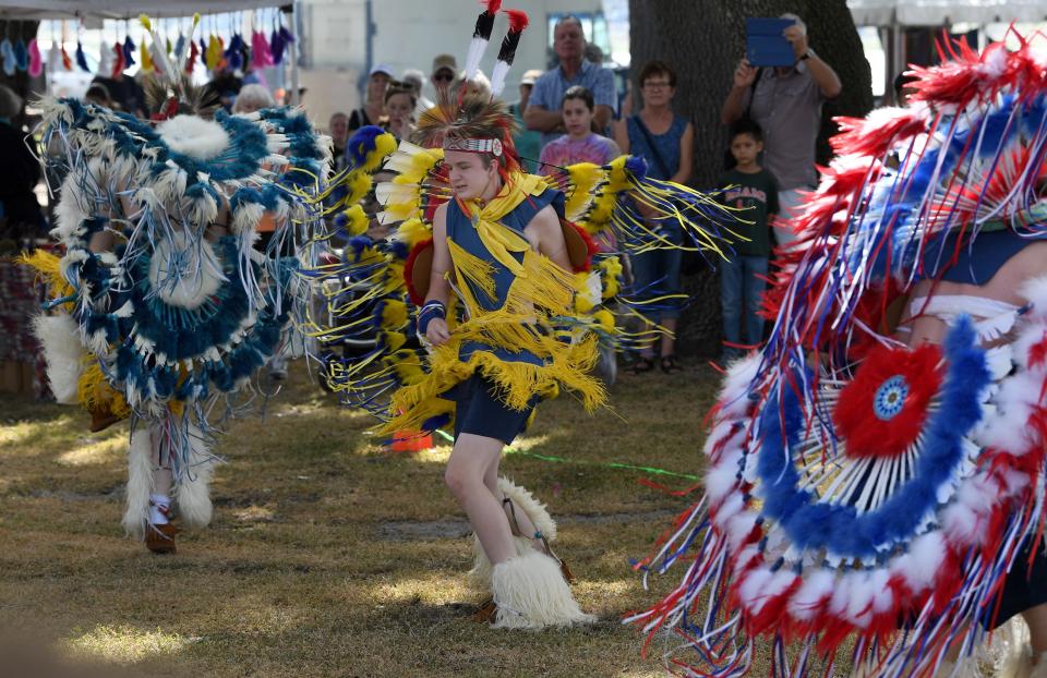 The Talako Indian Dancers performed at a previous Pioneer Days in Lake Wailes Park in Lake Wales.