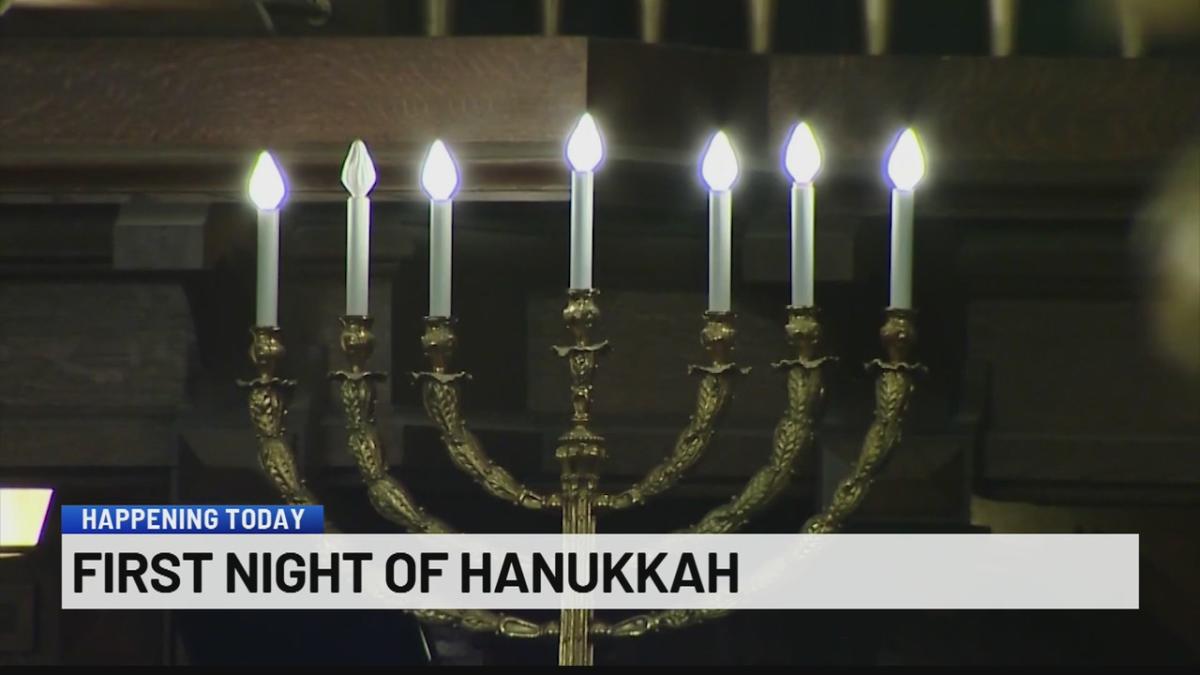 First night of Hanukkah