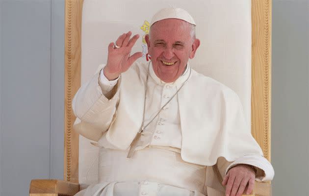 Pope Francis during his visit in Mexico. Photo: Getty Images