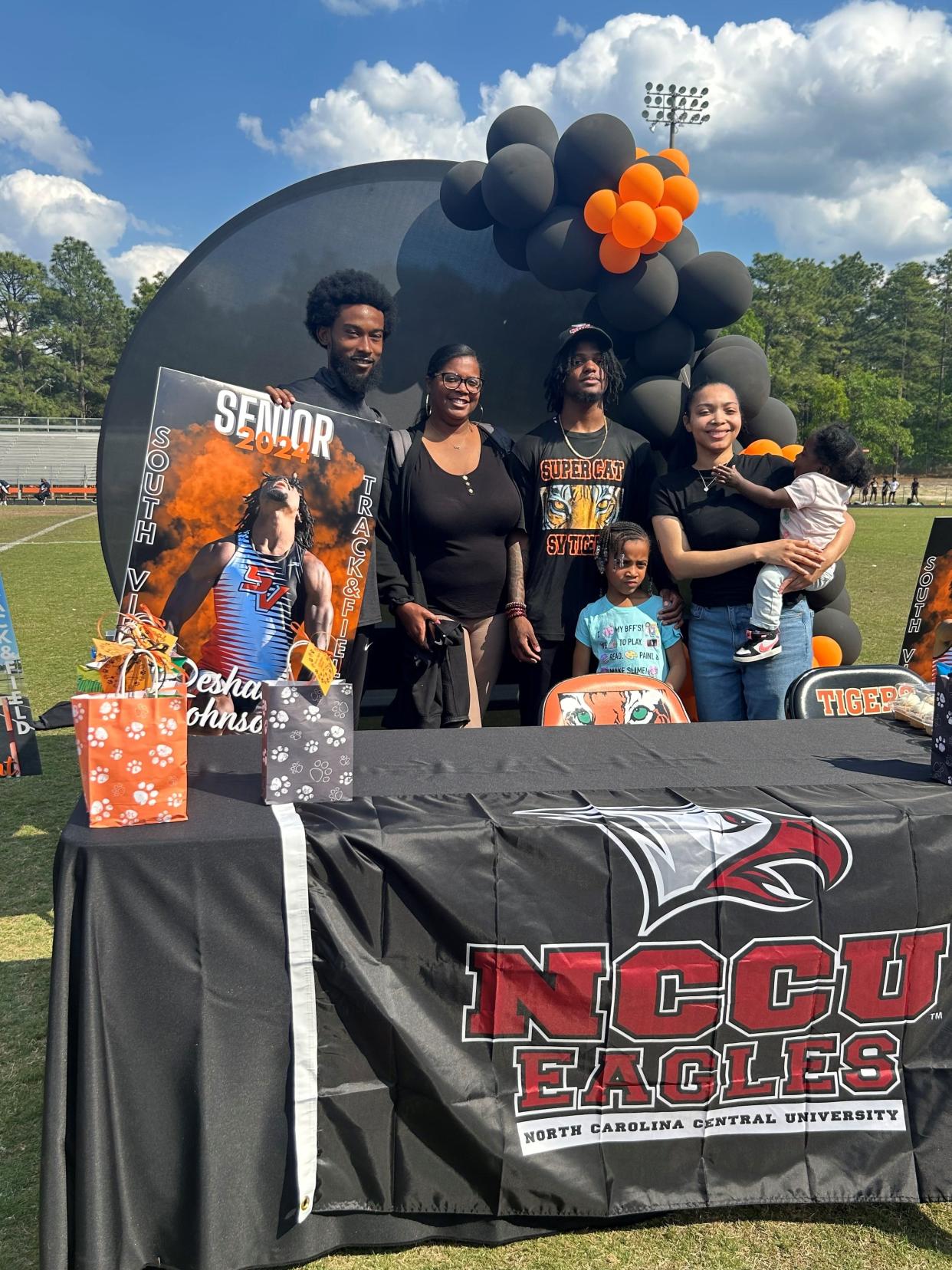 South View's track record-holder Deshaun Johnson signs with HBCU