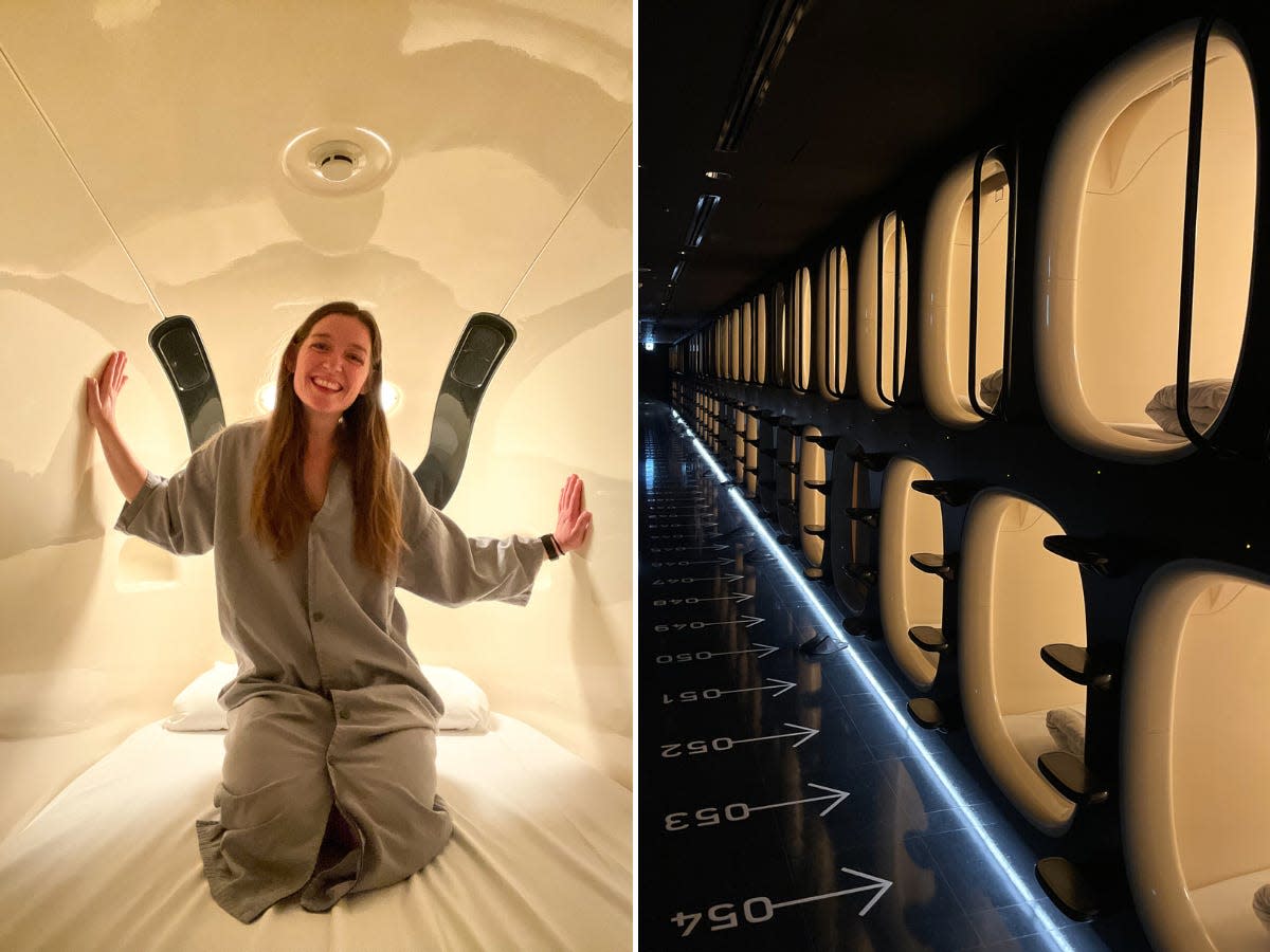 Insider's author spent a night at the Nine Hours Capsule Hotel at the Narita Airport in Japan.