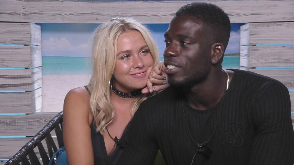 Gabby and Marcel in the luxury villa (ITV2)