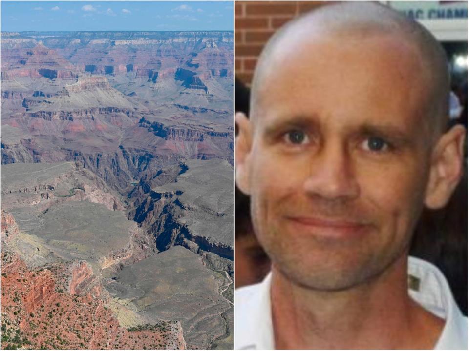 The backpack of David Alford, who went missing in Idaho in 2014, has been found in the Grand Canyon (Getty Images / Idaho Missing Persons)