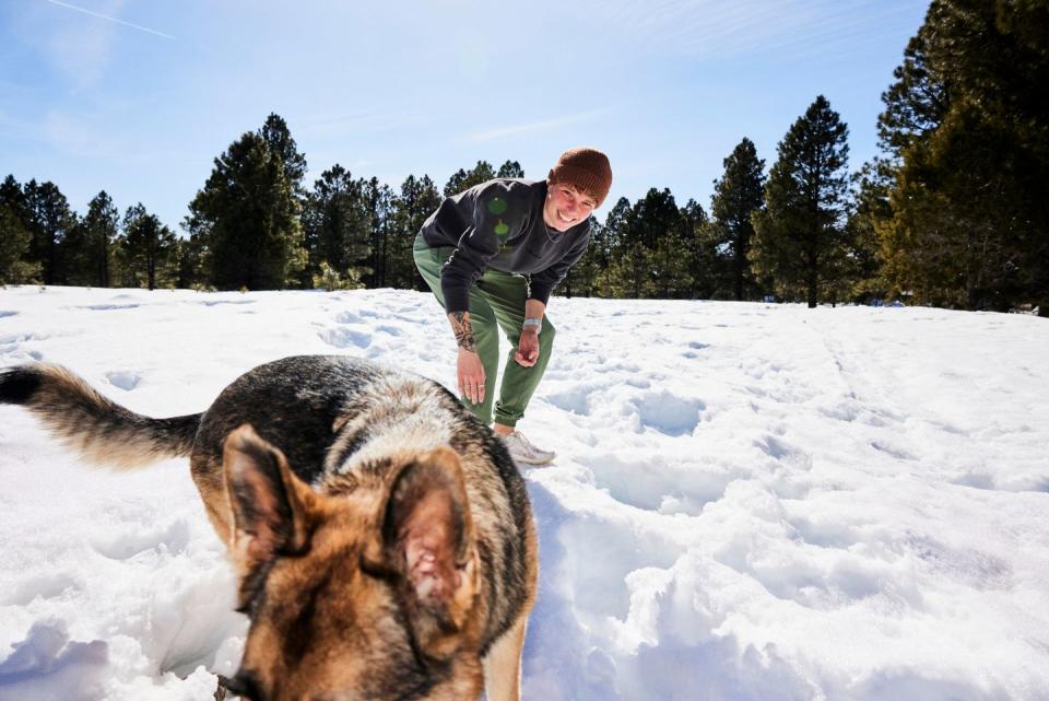 nikki hiltz photographed in flagstaff arizona in february 2023